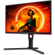 TFT 24.5" AOC 25G3ZM/BK, VA, 240Гц, 0,5 мс, 2х HDMI, DP, USB-hub, HAS, Pivot, чорний