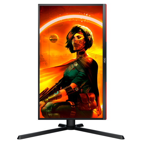 TFT 24.5" AOC 25G3ZM/BK, VA, 240Гц, 0,5 мс, 2х HDMI, DP, USB-hub, HAS, Pivot, чорний