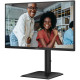 TFT 23.8" AOC 24E4U, IPS, 120Гц, HDMI, DP,USB-hub, HAS, Pivot, колонки, чорний