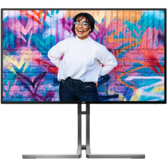 TFT 27" AOC U27U3CV, Nano IPS, 2хHDMI, DP, USB-C, USB-hub, HAS, Pivot, кол., чорно-срібл