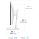 TFT 27" BenQ GW2790TC, IPS, 144Hz, HDMI, DP, USB-C, HAS, Pivot, колонки, білий