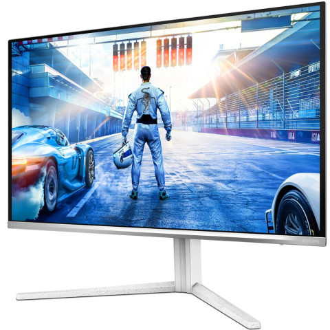TFT 27" Philips 27M2N6501L, QD-OLED, 240Гц, 2хHDMI, DP, USB-hub, HAS, Pivot, білий