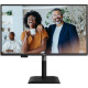 TFT 27" AOC Q27P4CV, QHD, IPS, 120Hz, HDMI, DP, USB-C, RJ-45, USB-hub, HAS, Pivot, колонки, чорний