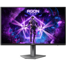 TFT 27" AOC AGON PRO AG276QKD2, QD-OLED, 500Hz, 0,03ms, 2xHDMI, DP, USB-hub, HAS, Pivot, чоро-сірий