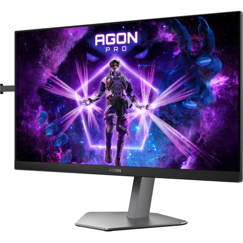 TFT 24.5" AOC AG256FS, Fast IPS, 390Гц, 2xHDMI, DP, USB-hub, HAS, Pivot, чорний