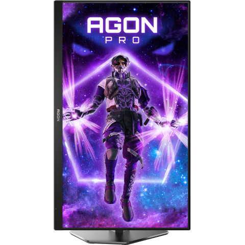 TFT 24.5" AOC AG256FS, Fast IPS, 390Гц, 2xHDMI, DP, USB-hub, HAS, Pivot, чорний