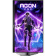 TFT 24.5" AOC AG256FS, Fast IPS, 390Гц, 2xHDMI, DP, USB-hub, HAS, Pivot, чорний