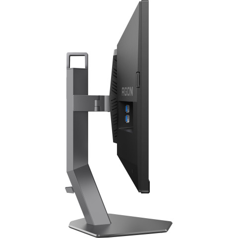 TFT 24.5" AOC AG256FS, Fast IPS, 390Гц, 2xHDMI, DP, USB-hub, HAS, Pivot, чорний