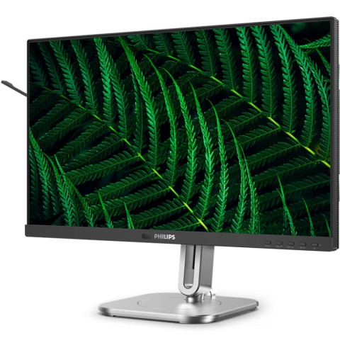TFT 23.8" Philips 24B2G5301, IPS, 100Гц, HDMI, DP, USB-C, RJ-45, USB-hub,HAS,Pivot, кол.,темно-сірий