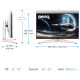 TFT 31.5" BenQ EX321UX, 4K UHD, IPS, 144Hz, HDMI, DP, USB- C, USB-hub, білий