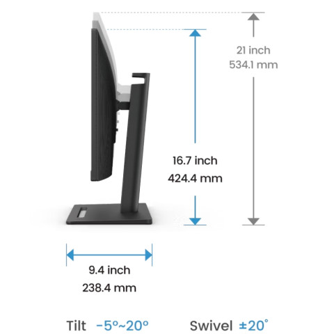 TFT 27" BenQ GW2790T, IPS, 100Hz, 2xHDMI, DP, HAS, Pivot, колонки, чорний
