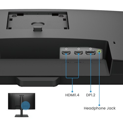 TFT 27" BenQ GW2790T, IPS, 100Hz, 2xHDMI, DP, HAS, Pivot, колонки, чорний