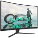 TFT 31.5" Philips 32M2C3500L, QHD, Fast VA, 180hz, вигнутий, 180hz, 2хHDMI, DP, темно-сірий