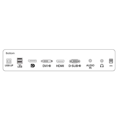 TFT 17" Philips 172B9TL, сенсорний (10 д.), 5:4, 1280 x 1024, VGA, DVI-D, HDMI, DP, USB-Hub, HAS,