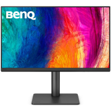 TFT 27" BenQ PD2706QN, QHD, IPS, HDMI, DP, USB-C, HAS, Pivot, колонки, темно сірий