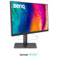 TFT 27" BenQ PD2706QN, QHD, IPS, HDMI, DP, USB-C, HAS, Pivot, колонки, темно сірий