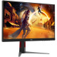 TFT 27" AOC 27G4HA, Fast IPS, 200Гц, 2хHDMI, DP, HAS, Pivot, кол., чорно-червоний