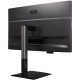 TFT 27" AOC Q27P4U, QHD, IPS, 120Hz, 2xHDMI, DP, USB-hub, HAS, Pivot, колонки, чорний