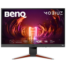 TFT 24" BenQ EX240N, VA, 165 Hz, 1 мс, HDMI, DP, колонки, темно-сірий