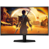 TFT 27" AOC C27G42E, VA, 180Гц, вигнутий, 2хHDMI, DP, колонки, чорно-червоний