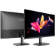 TFT 24.5'' AIWA MF2528-B, IPS, 100Гц, VGA, HDMI, колонки, чорний