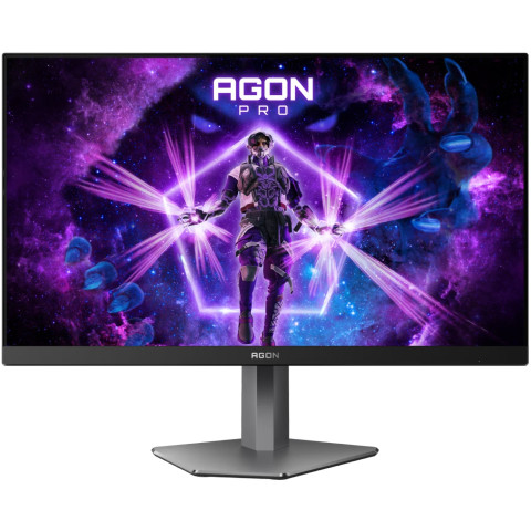 TFT 24.1" AOC AG246FK6, Ultra-Fast TN eSports, 610Hz, 2xHDMI, DP, USB-hub, HAS, Pivot, чорно-сірий