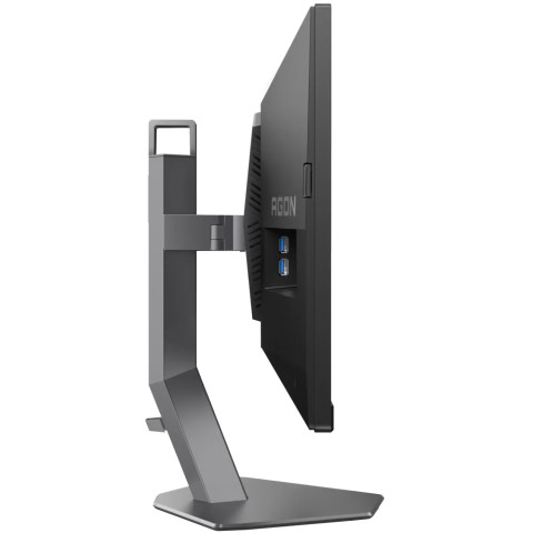 TFT 24.1" AOC AG246FK6, Ultra-Fast TN eSports, 610Hz, 2xHDMI, DP, USB-hub, HAS, Pivot, чорно-сірий