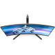 TFT 34" Philips 34M2C6500, QD-OLED, UWQHD, 175hz, вигн, 2xHDMI, DP, USB-hub, HAS, cинювато-сір
