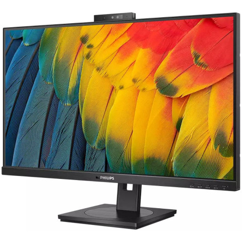 TFT 27" Philips 27B1U5601H, QHD, IPS, 75Гц, HDMI, DP, USB-C, RJ-45, USB-hub, cam, HAS, Pivot,