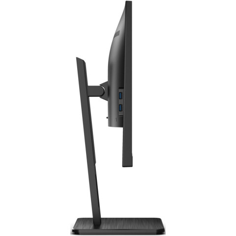 TFT 27" AOC U27P2, IPS, 4K, HDMI, DP, USB 3.2 хаб, Pivot, колонки, чорний