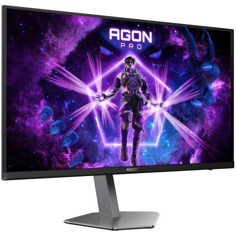 TFT 27" AOC AGON AG276QZD2, QD-OLED QHD 2K, 280Гц, 0,03мс, 2xHDMI, 2xDP, USB-hub, HAS, Pivot, чор.-с