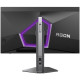 TFT 27" AOC AGON AG276QZD2, QD-OLED QHD 2K, 280Гц, 0,03мс, 2xHDMI, 2xDP, USB-hub, HAS, Pivot, чор.-с