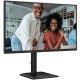 TFT 27" AOC 27E4U, IPS, 120Hz, VGA, HDMI, DP, USB-hub, HAS, Pivot, колонки, чорний