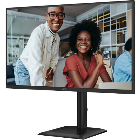 TFT 27" AOC 27E4U, IPS, 120Hz, VGA, HDMI, DP, USB-hub, HAS, Pivot, колонки, чорний