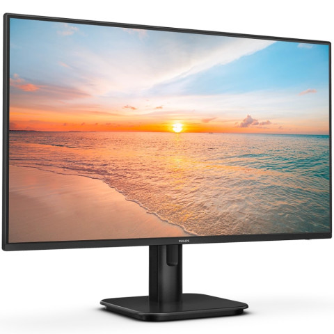 TFT 23.8" Philips 24E1N1200A, IPS, 120hz, VGA, HDMI, DP, колонки, чорний