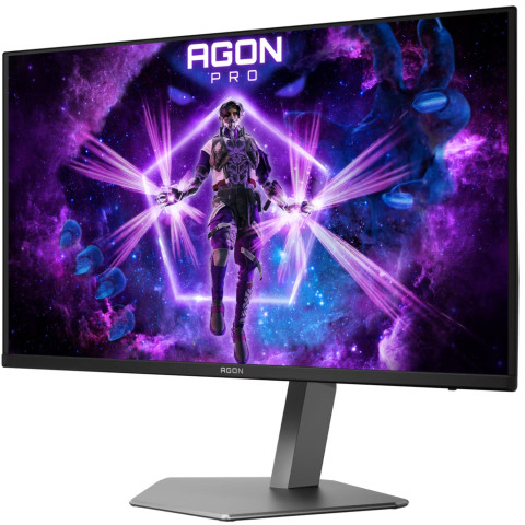 TFT 31.5"AOC AG326UZD2, QD-OLED, UHD 4K,240hz,2xHDMI, DP, USB-C,USB-hub, HAS, Pivot,кол.,чорно-сірий