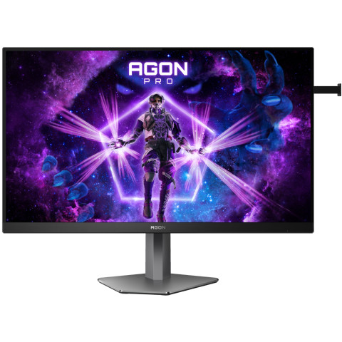 TFT 27" AOC AGON AG276FK, Fast IPS, 520Гц, 2хHDMI, DP, HAS, Pivot, чорно-сірий