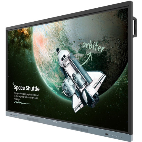 Інтерактивна панель 86" BenQ RE8604, IPS, UHD, 8Гб/ 128Гб, колонки, кріплення, чорна