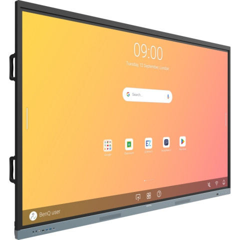 Інтерактивна панель 86" BenQ RE8604A, IPS, UHD, 8Гб/ 32Гб, колонки, кріплення, чорна