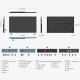 Інтерактивна панель 86" BenQ RE8604A, IPS, UHD, 8Гб/ 32Гб, колонки, кріплення, чорна