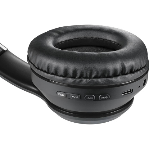 Гарнітура Defender FreeMotion B571 Bluetooth+3,5мм, гнучкий мікрофон, LED, Black
