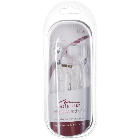 Гарнітура Media-Tech MAGICSOUND DS-2, 3,5 мм, White