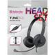 Гарнітура Defender Tune 160 2x3,5мм, 1,8м, чорна