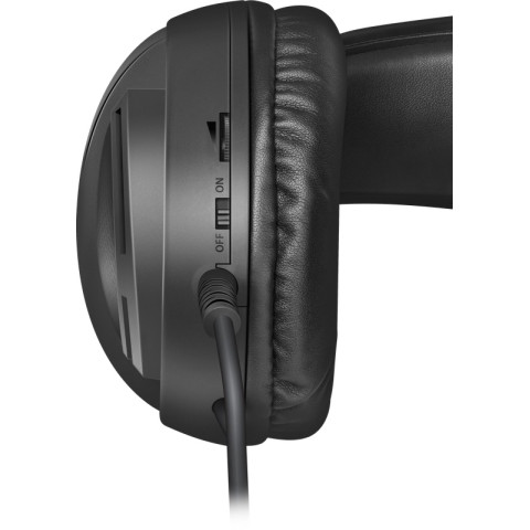 Ігрова гарнітура Defender Dexter RGB, кабель 2.2 м, чорна