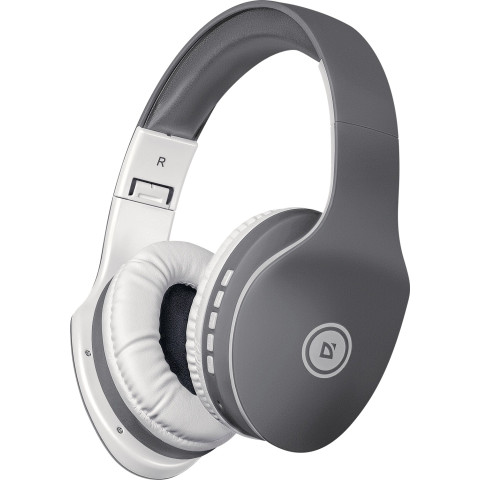 Гарнітура Defender FreeMotion B525 Bluetooth+3,5мм, White-Gray
