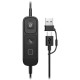 Гарнітура HP Poly Mission 425 Stereo USB-C/A