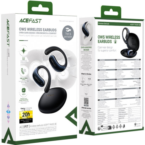 Навушники TWS Acefast FA005 ACEFIT SE black