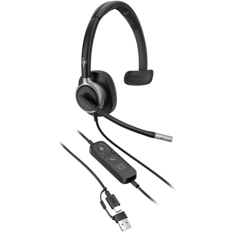 Гарнітура HP Poly Mission 615 Monaural USB-C/A