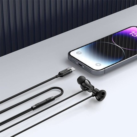 Гарнітура Acefast L10, USB-C, Black
