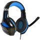 Гарнітура Microlab G6, 3,5мм+USB, Black-Blue